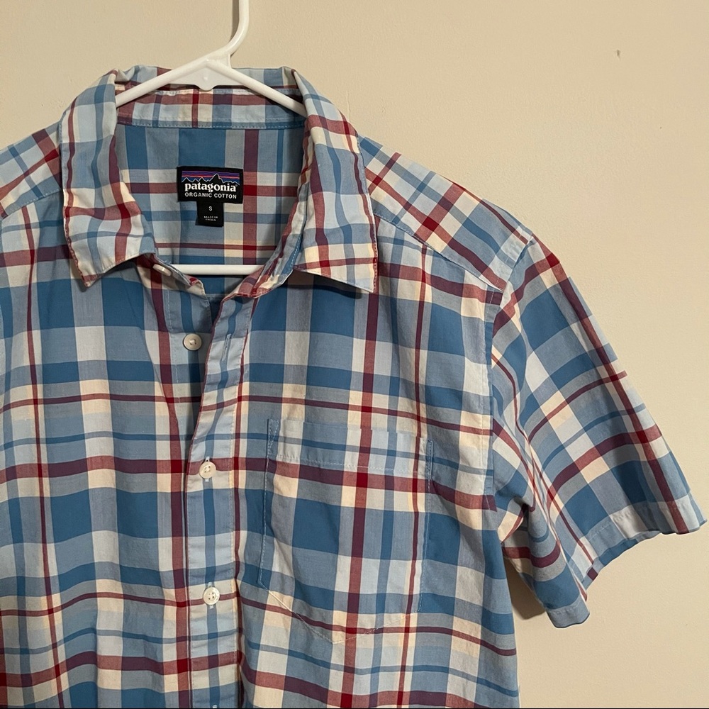 Patagonia plaid short sleeve